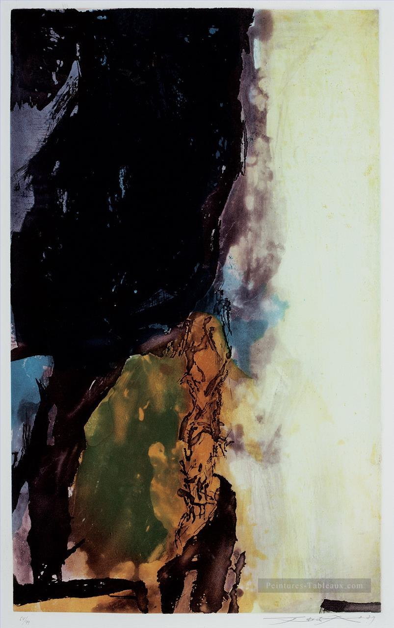 no 1989 ZWJ Abstraite chinoise Peintures à l'huile
